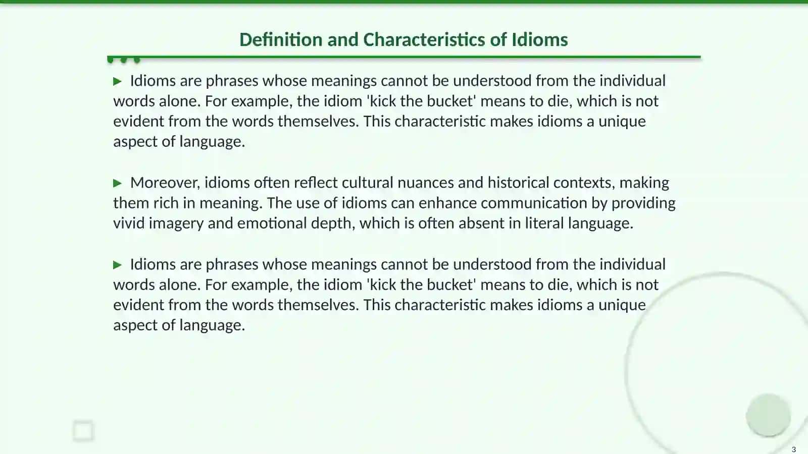 13-mavzu Idioms in language 3