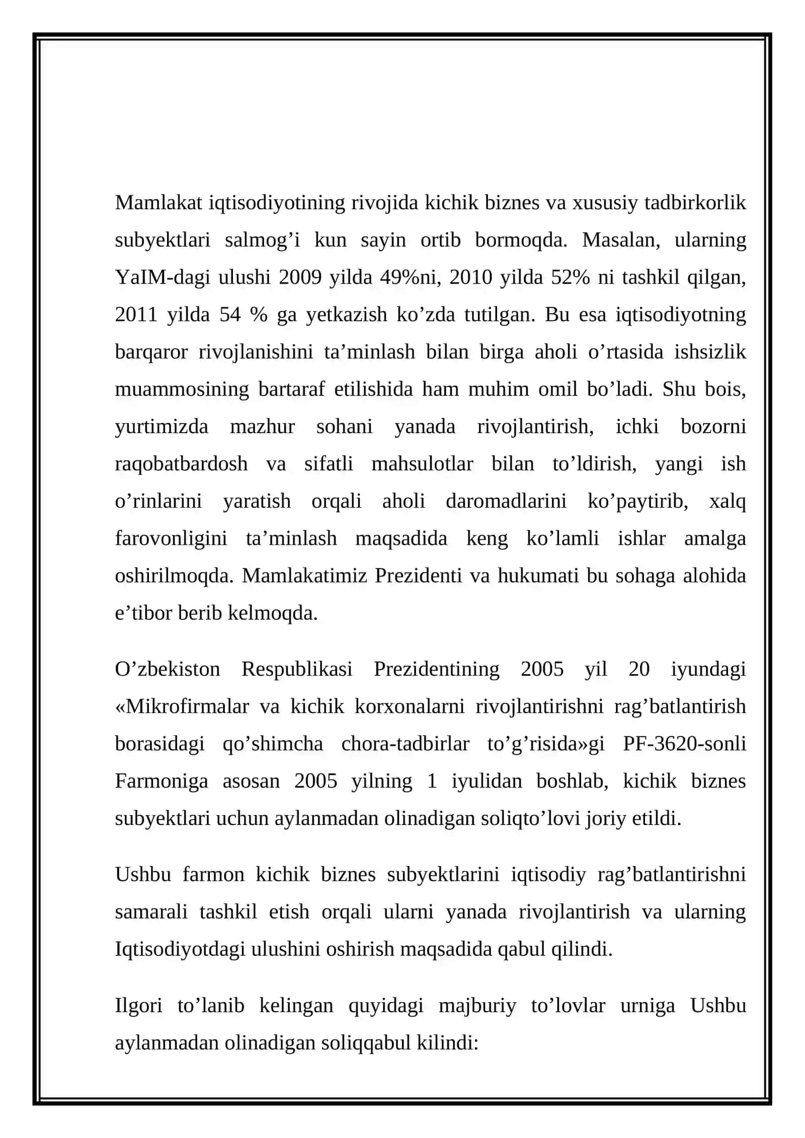 “AYLANMADAN OLINADIGAN SOLIQ TO’LOVCHILAR SOLIQNI HISOBLAB CHIQARISH VA TO’LASH TARTIBI” 3