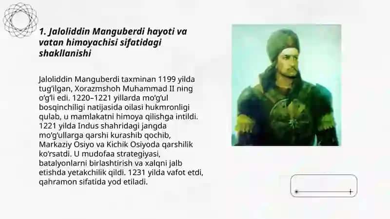 Jaloliddin Manguberdi vatan himoyachisi 3