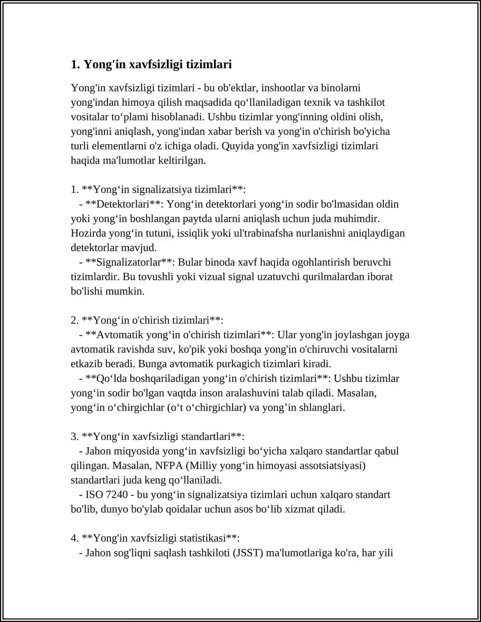 TEXNIK XAVFSIZLIK TIZIMLARI 3