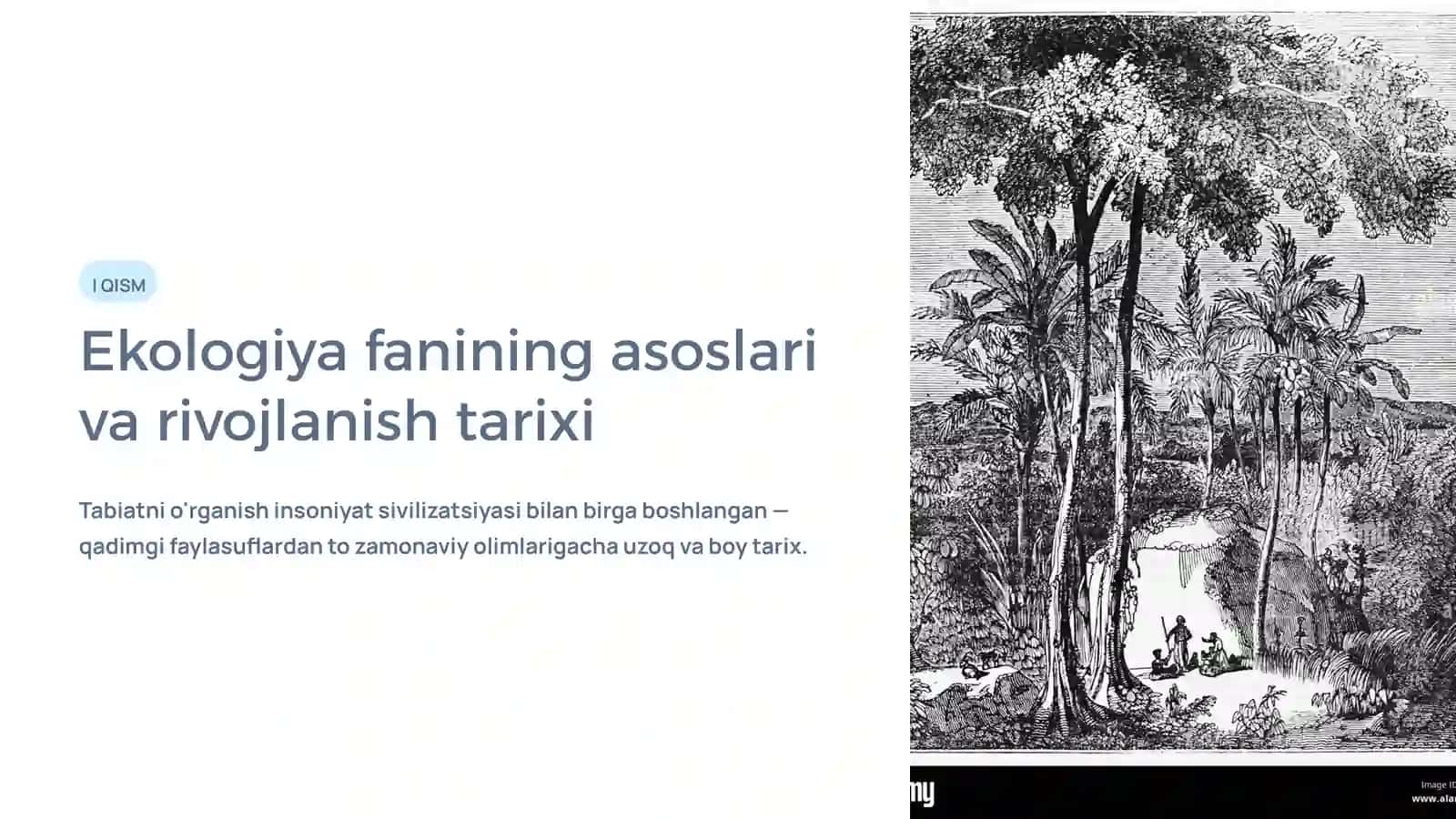 Ekologiya fanining shakllanish tarixi va bosqichlari 3