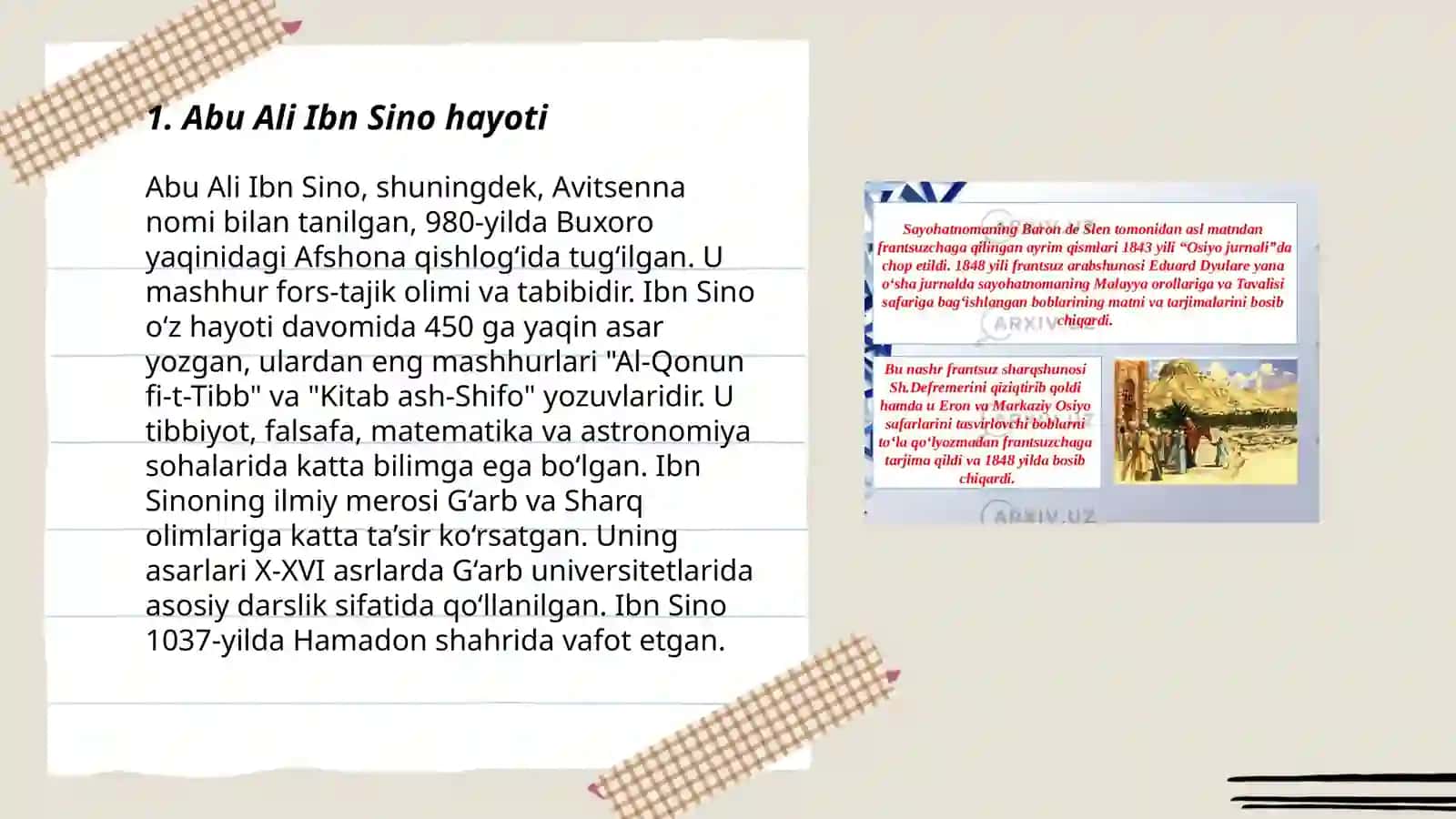 Abu Ali Ibn Sino ijodi va faoliyati 3