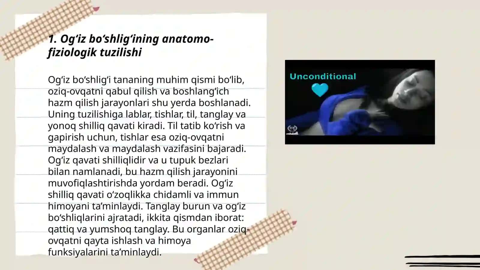 Bolalarda og‘iz bo‘shlig‘i, xalqum, qizilo‘ngach anatomo-fiziologik hususiyatlari 3