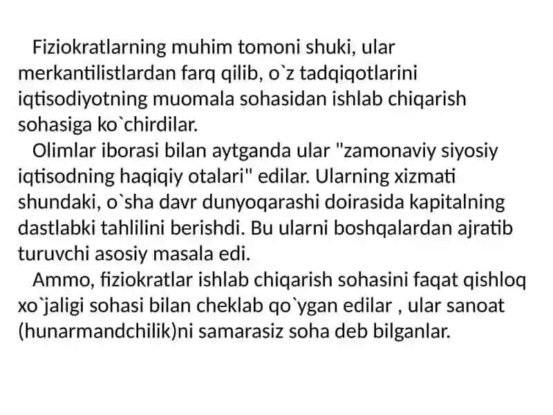 F. Kenening iqtisodiy jadvali 3