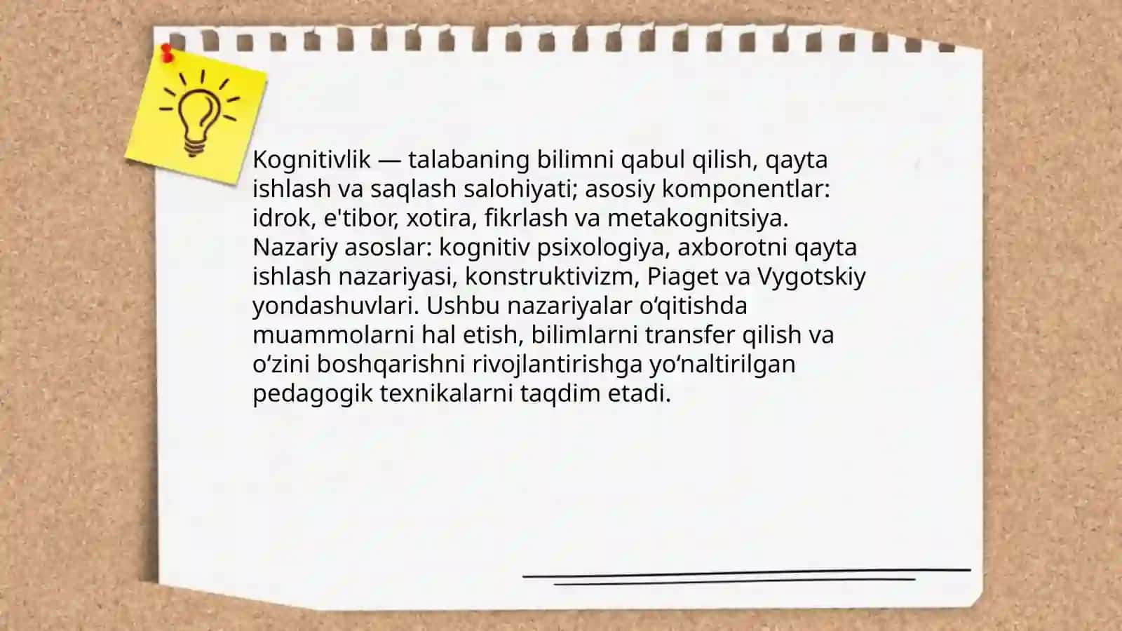 Talabalarda kognitivlikni shakllantirish 3