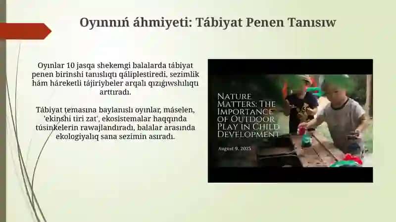 Tábiyat Penen Tanısıw 3