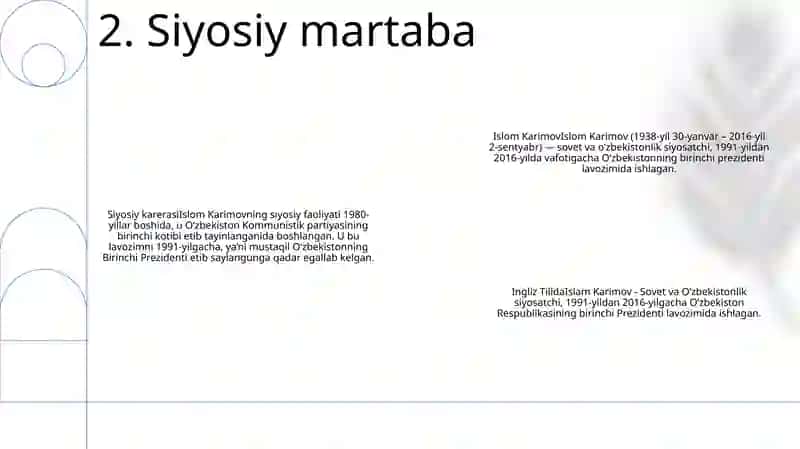 Islam Karimov Ingliz Tilida 3