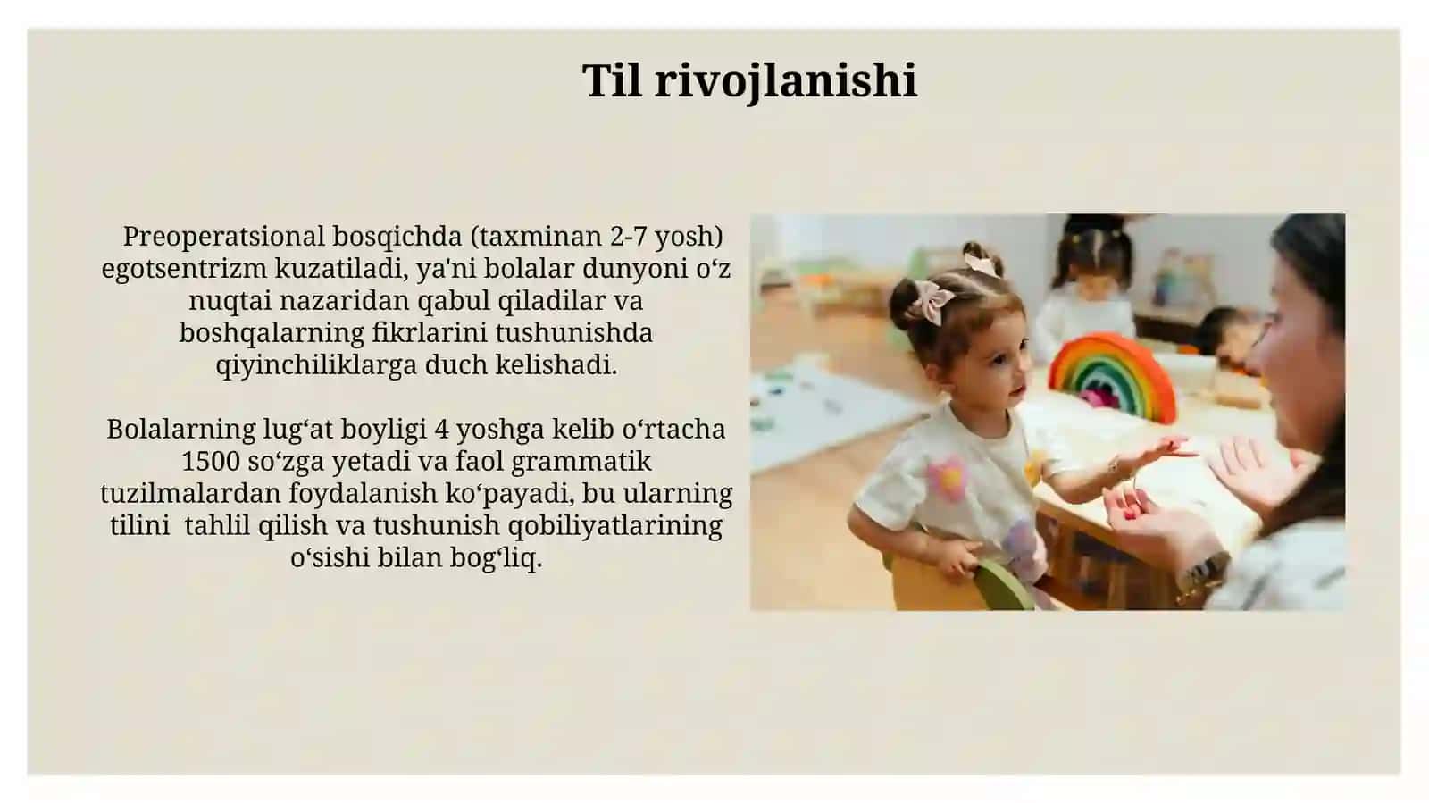 Bog'cha yoshidagi bola bilishjarayonining rivojlanishi 3