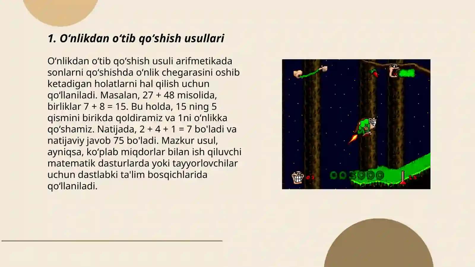 Oʻnlikdan oʻtib qoʻshish va ayirish 3
