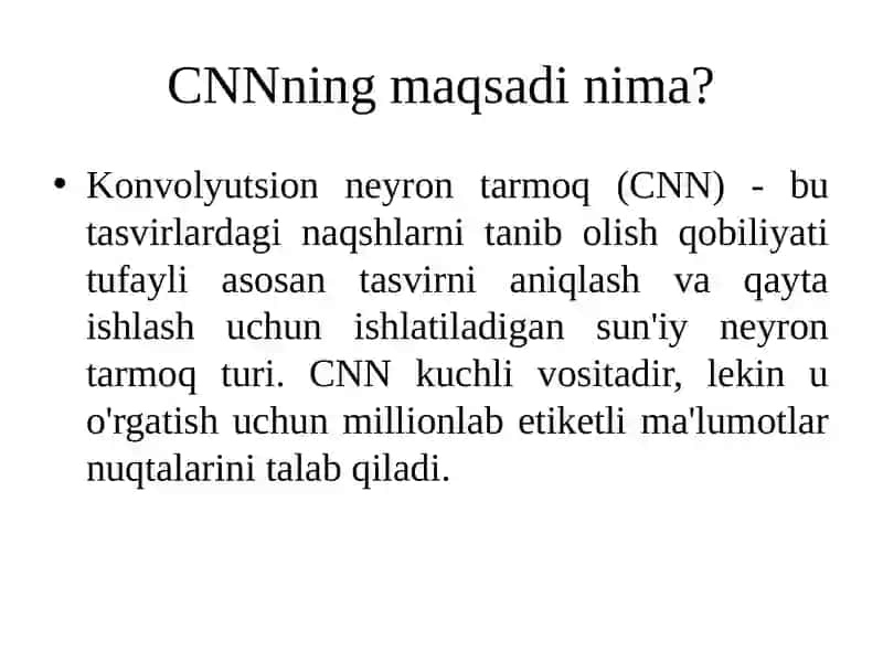 Konvolyutsion neyron tarmoq 3