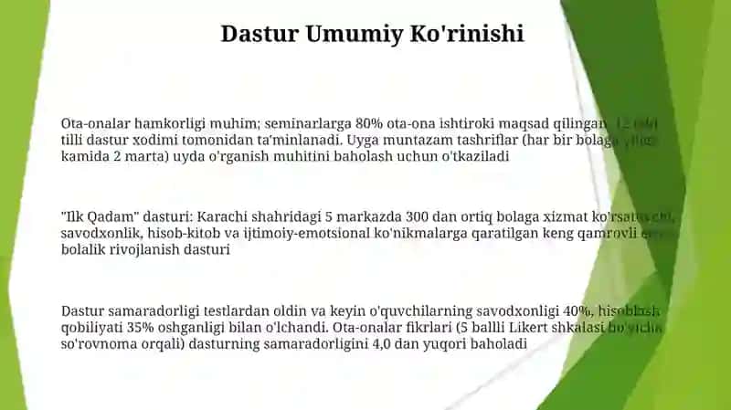 Ilk Qadam dasturi 3