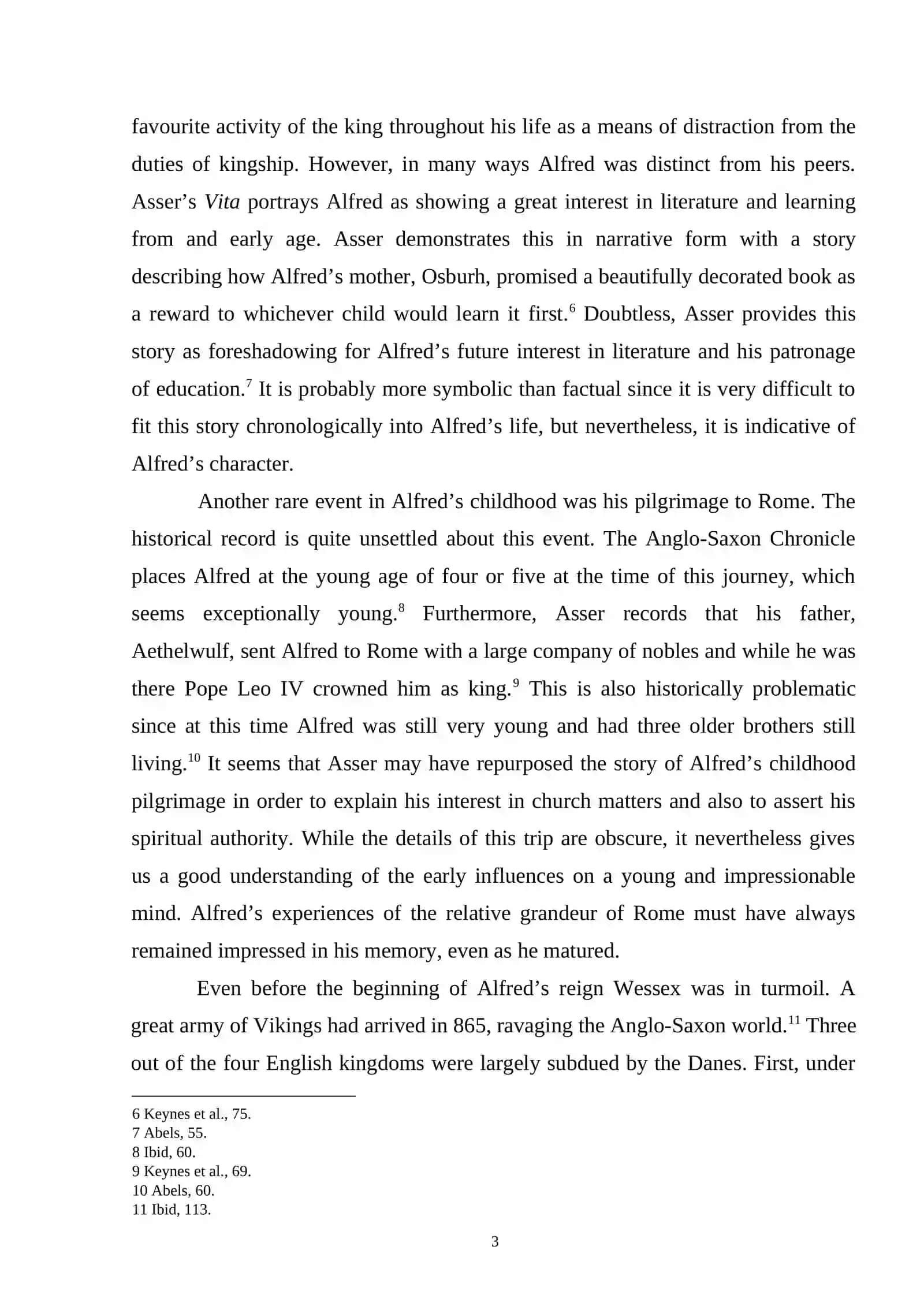 The Most Important Contribution of Alfred the Great to the Old English Prose Literature 3