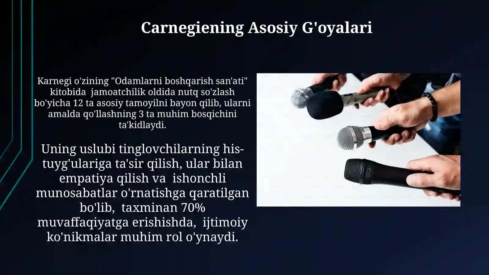Deyl Karnegi va uning notiqlik san'ati haqidagi qarashlari 3