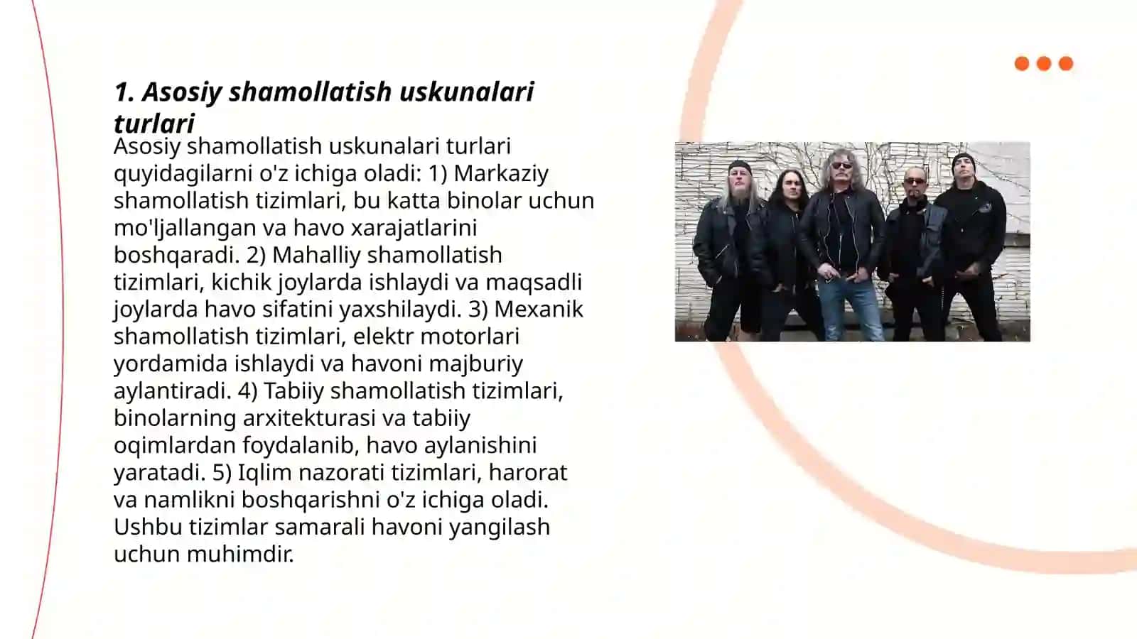Asosiy va yordamchi shamollatish uskunalari va ularning bogʻliqligi 3