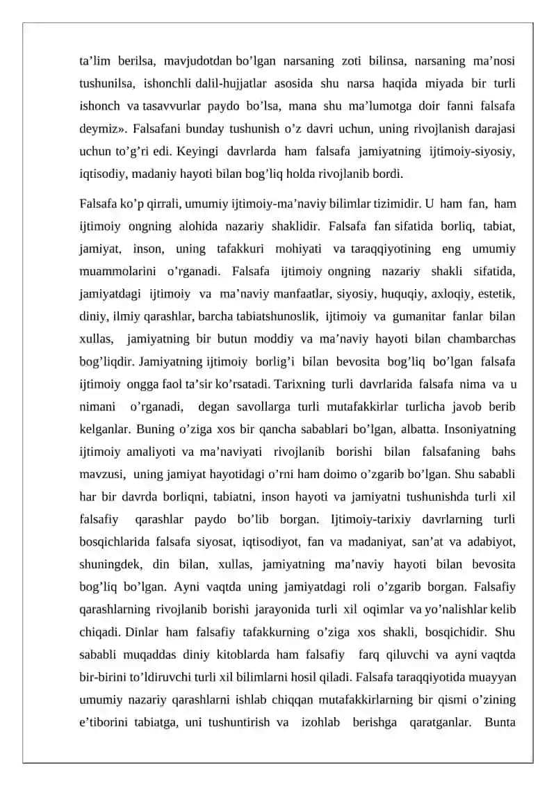 Falsafaning baxs mavzulari 3