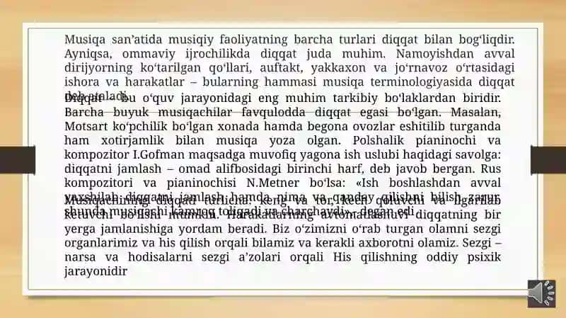 O‘quvchilar shaxsiyati va musiqa-psixologik xususiyatlari va bala o‘tyoshini e'tiborga olash 3