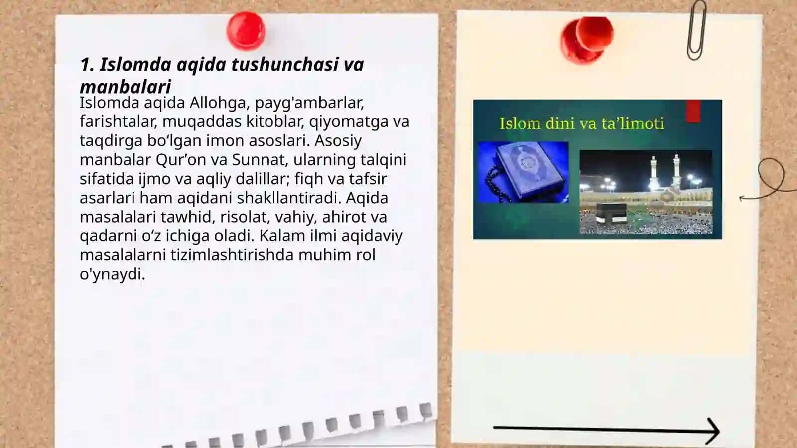 Islom dinining aqidaviy yo’nalishlari va maktablari 3