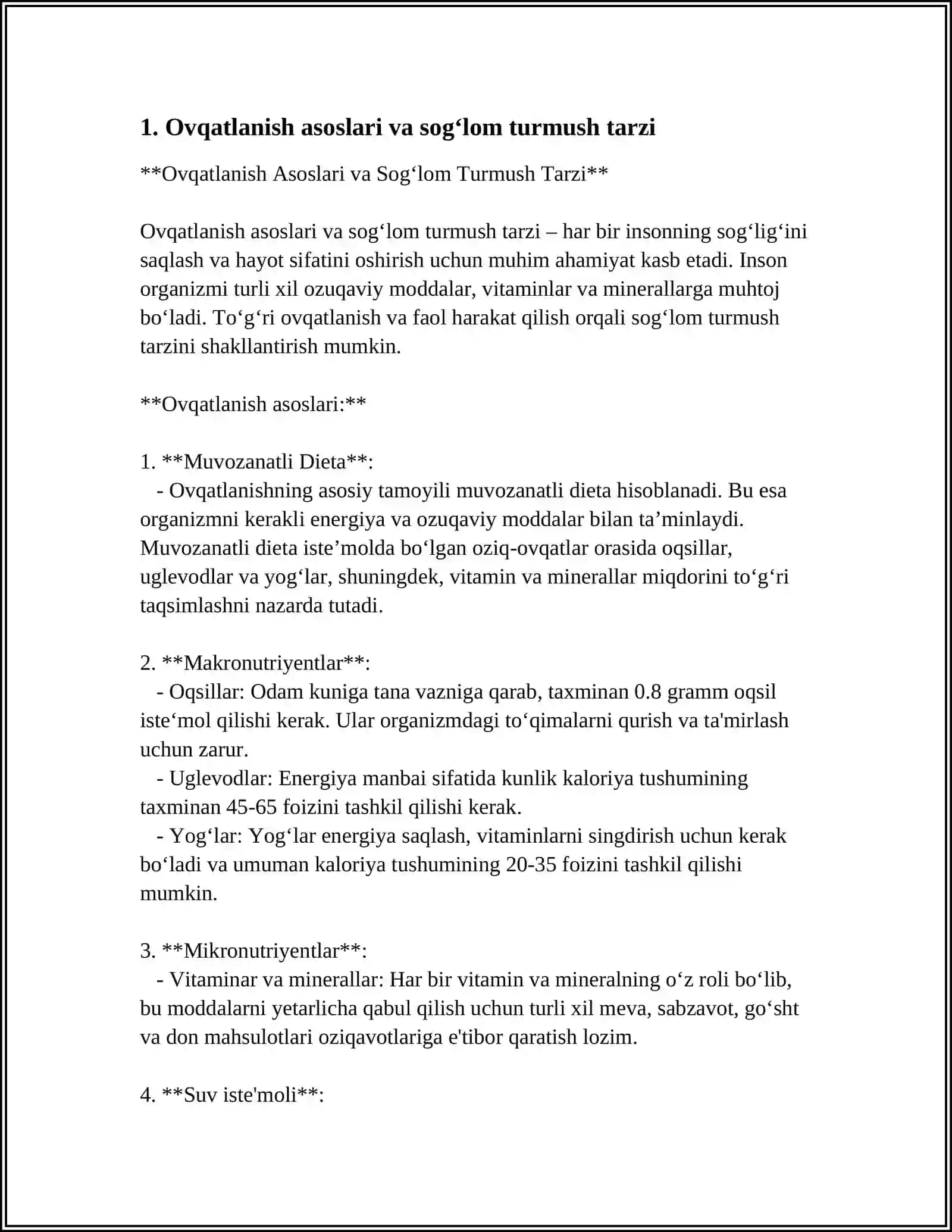 BEMORLARNING OVQATLANISHINI TASHKIL QILISH VA SIFATINI NAZORAT QILISH 3
