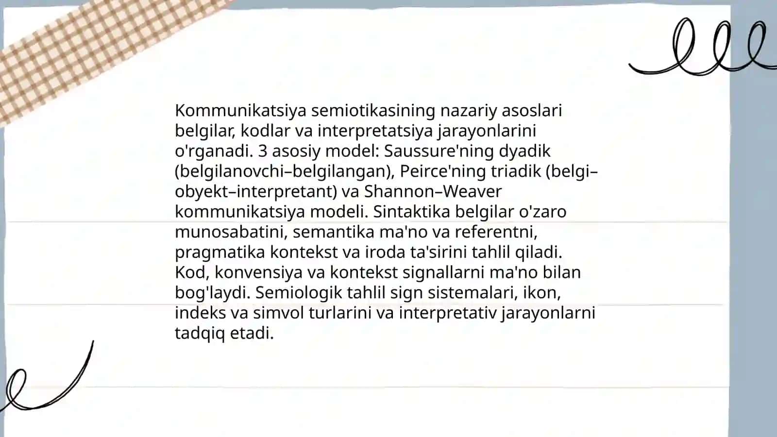 Kommunikatsiya semiotikasi: sintaktika, semantika, pragmatika 3