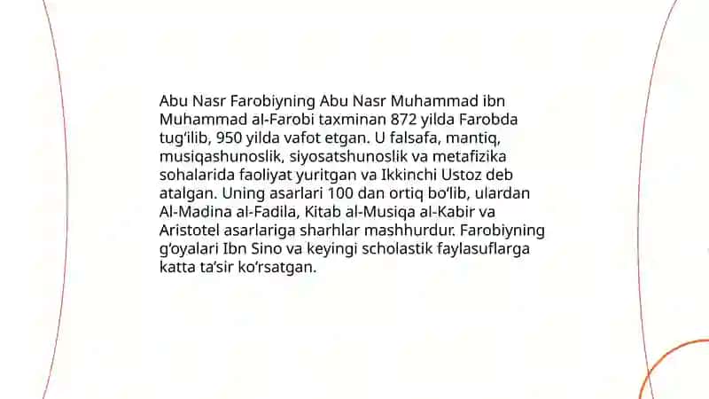 Abu Nasr Farobiy va uning buyuk asari 3