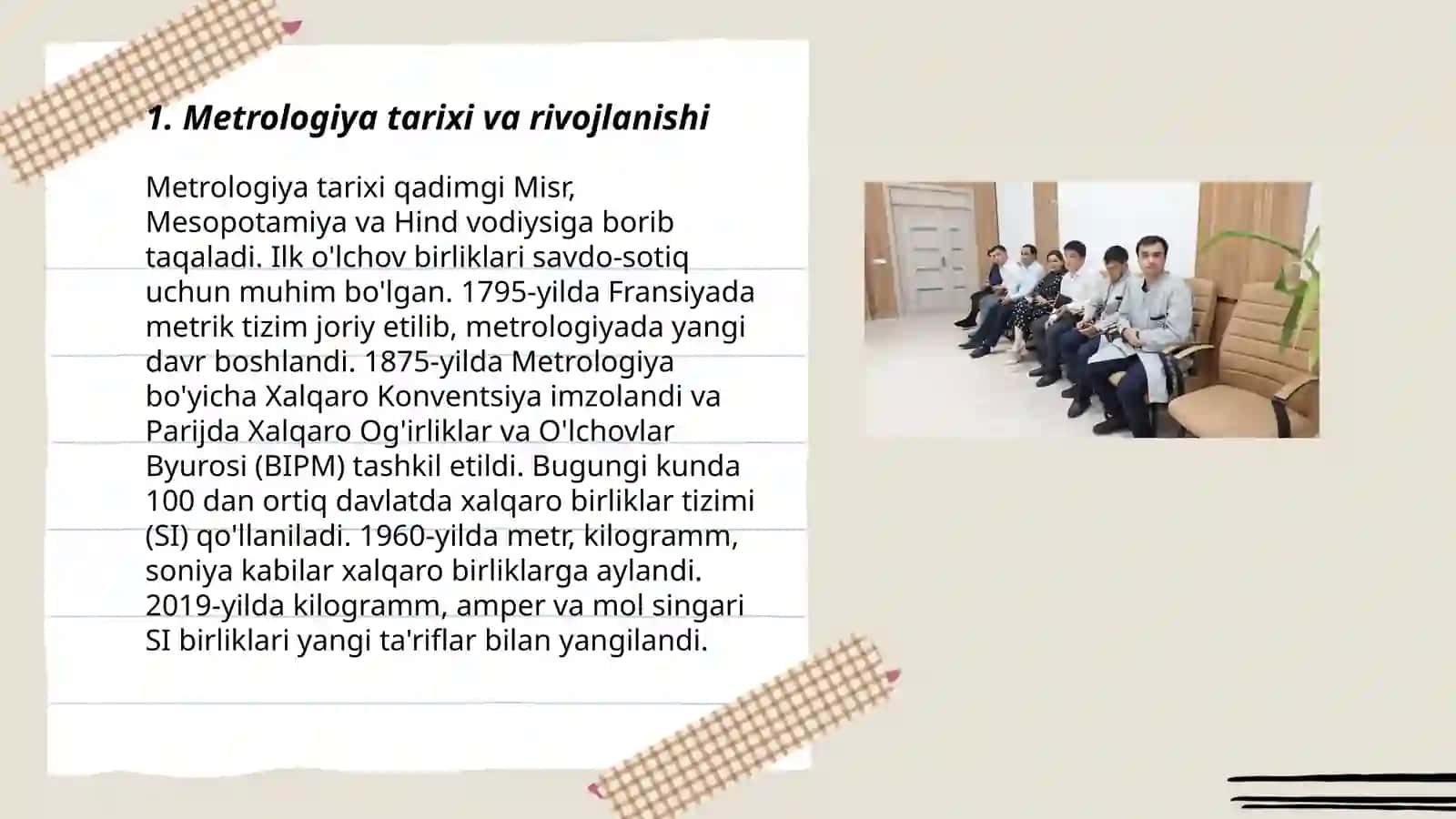 Metrologiya sohasidagi xalqaro tashkilotlar 3