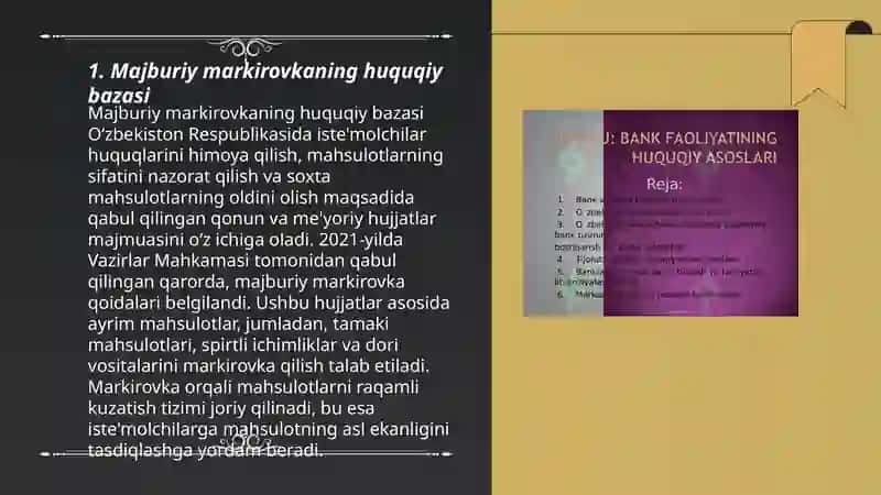 Tovarlarni majburiy markerovkalashning huquqiy asoslari 3