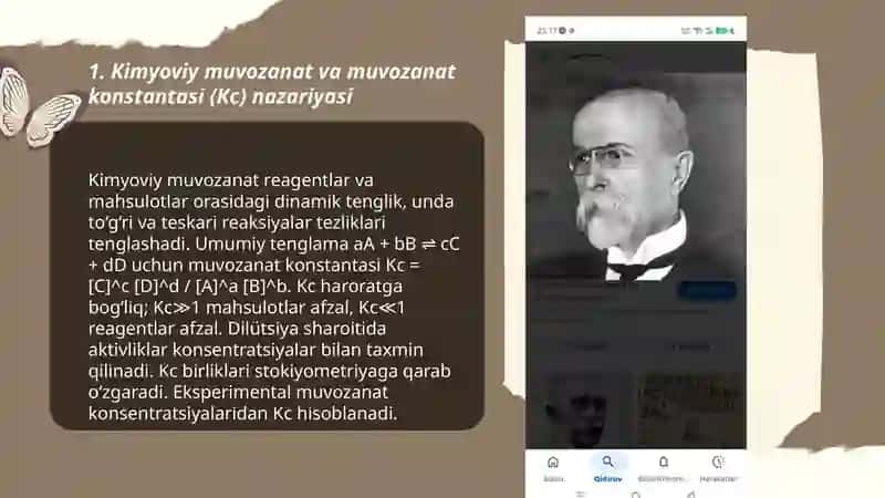 Kimyoviy reaksiyaning muvozanat konstantasini tajribada aniqlash 3