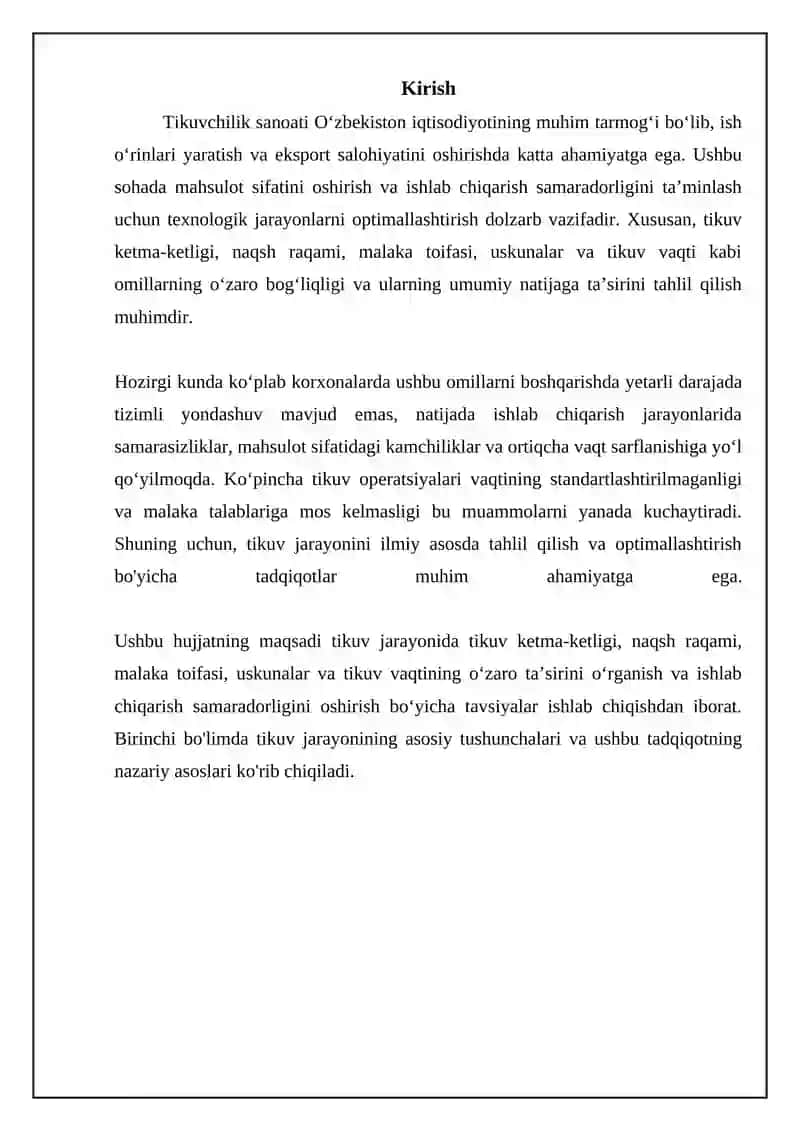 Tikuv ketma-ketligining asoslari va naqsh raqami 3