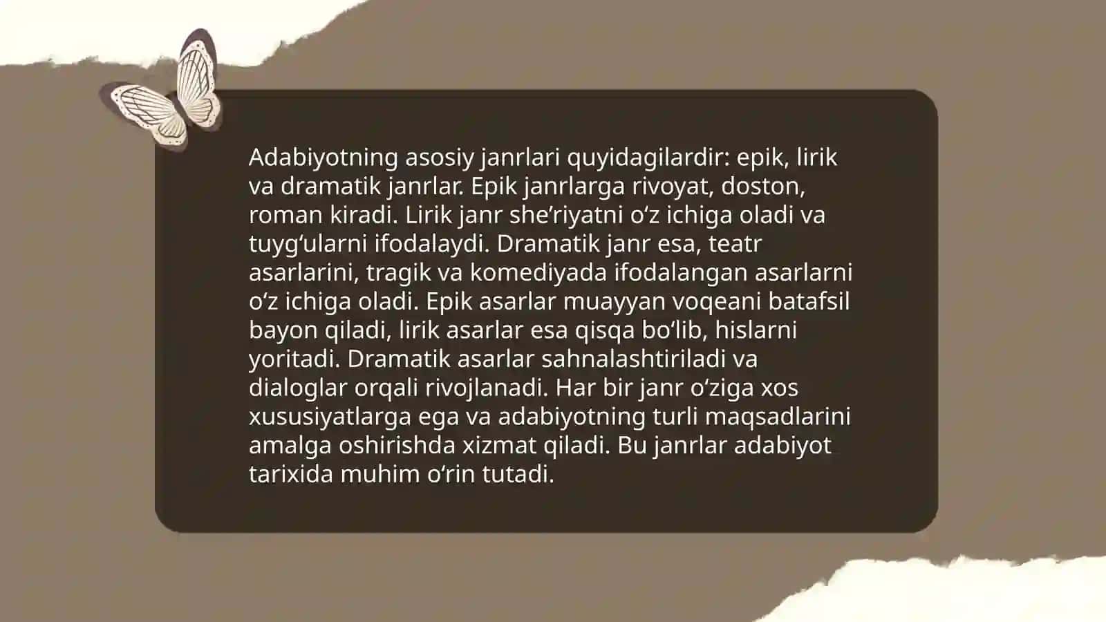 Adabiyot darslarini loyihalashtirish 3