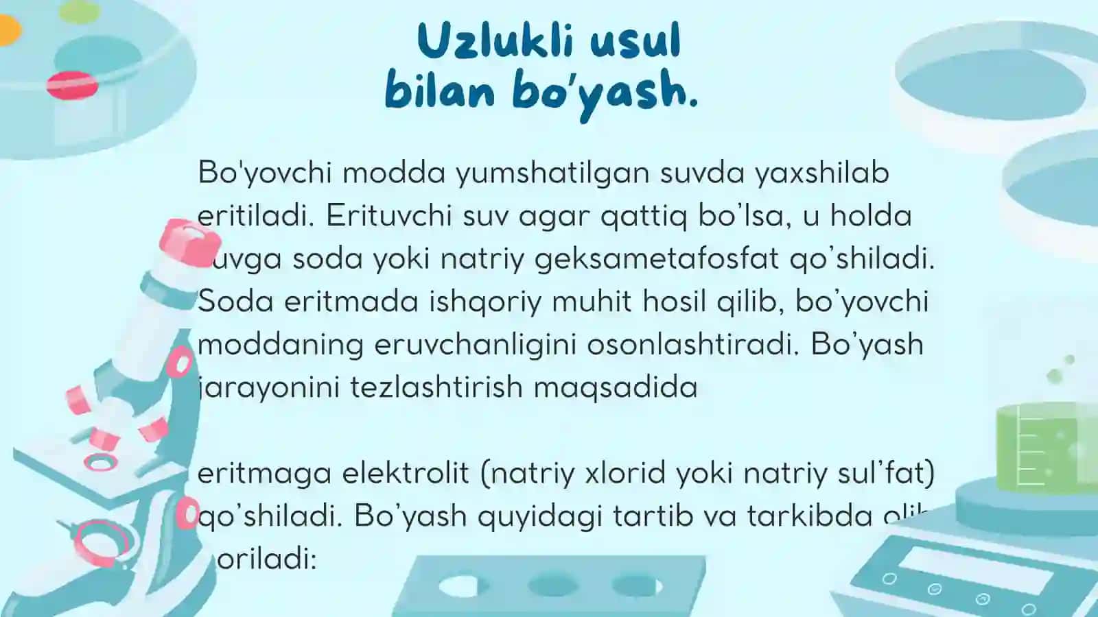 Uzlukli usul bilan bo’yash 3