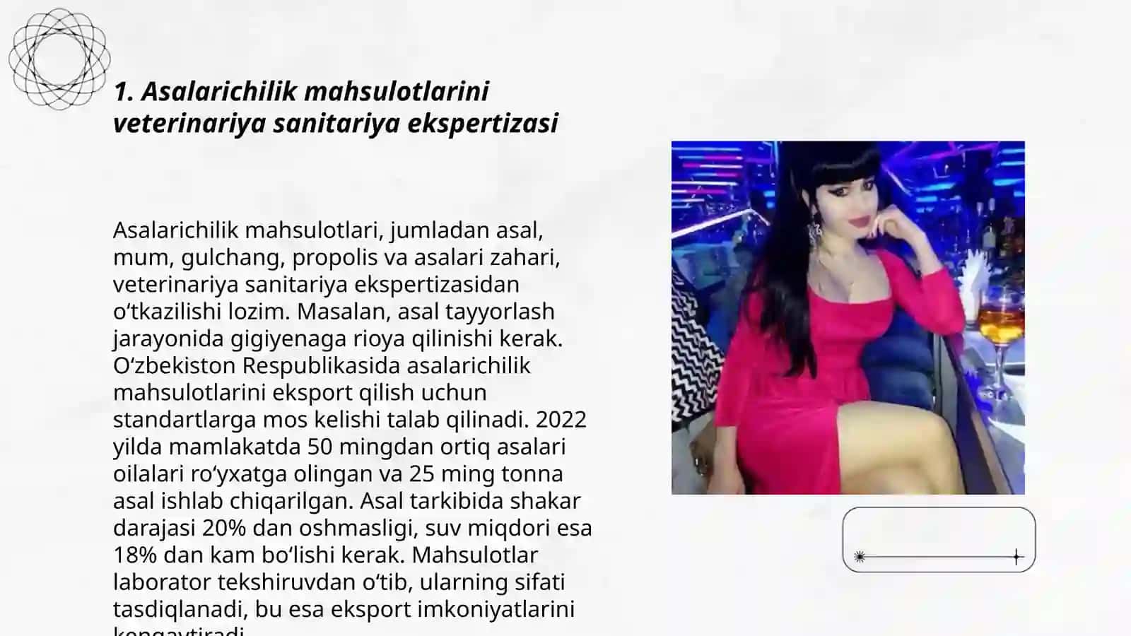 Asalarichilik mahsulotlariga qoʻyiladigan veterinariya sanitariya ekspertizasi talablari 3