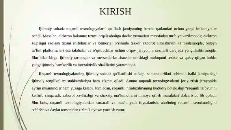 Ijtimoiy sohada raqamli texnologiyalarni qo‘llash 3