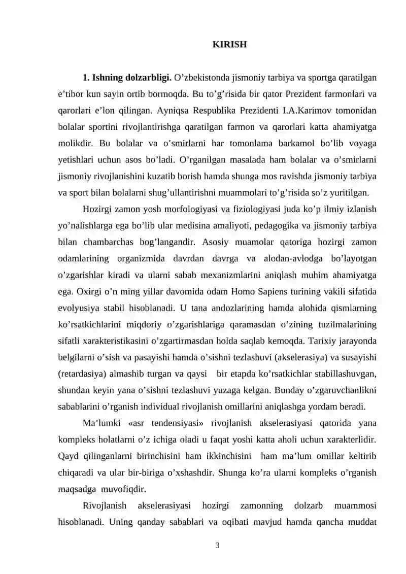 AKSELERASIYA VA UNING BOLALAR VA O’SMIRLAR ORGANIZMINING JISMONIY RIVOJLANISHIGA TA’SIRI 3