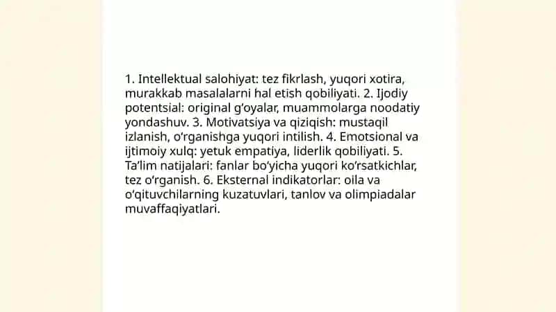 Isteʼdodli bolalarni aniqlash va ularni tarbiyalash 3