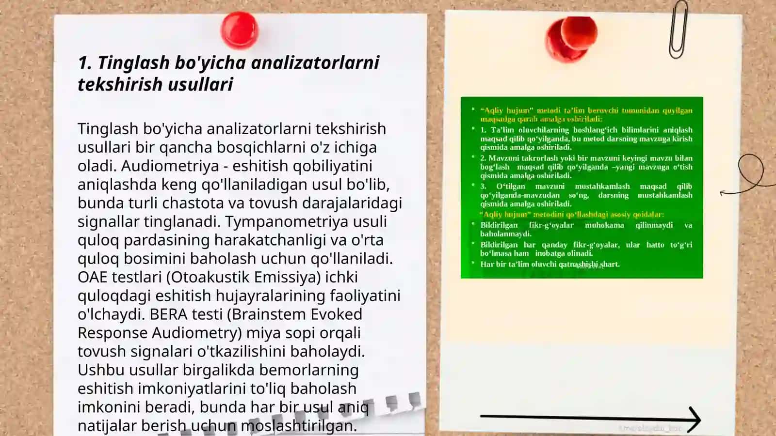 Tinglash bo'yicha analizatorlarni tekshirish usullari 3