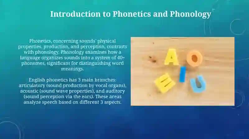 Typology of phonetic and phonological levels of English language 3