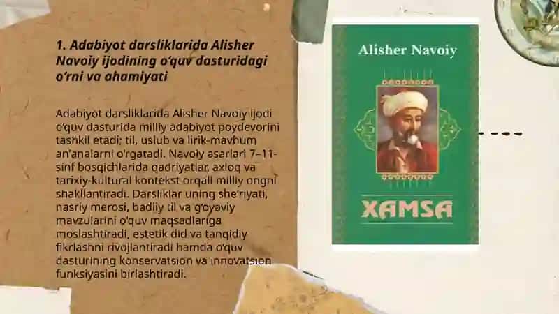 Adabiyot darsliklarida Alisher Navoiy ijodi 3