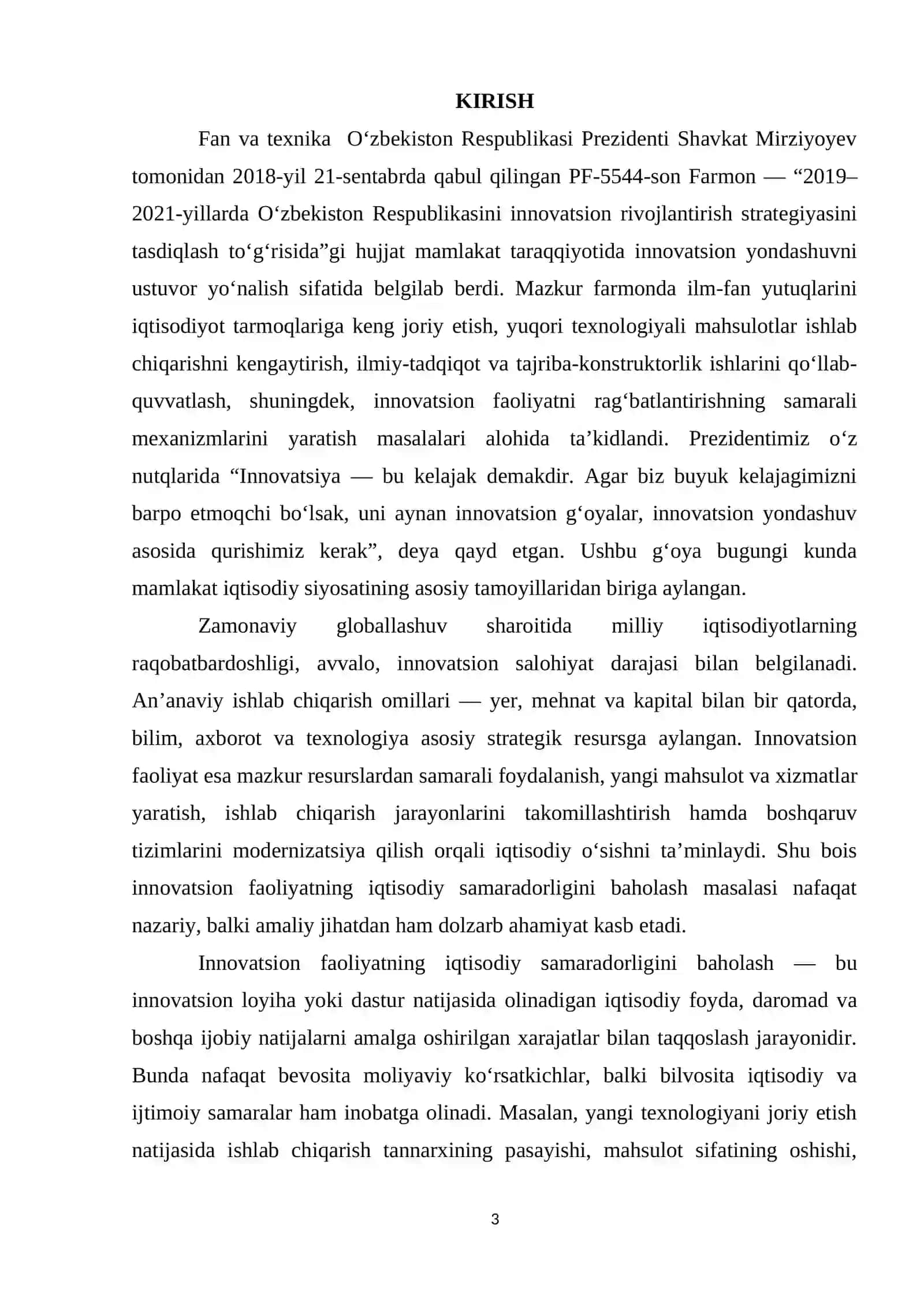Innovatsion faoliyatning iqtisodiy samaradorligini baholash usullari 3