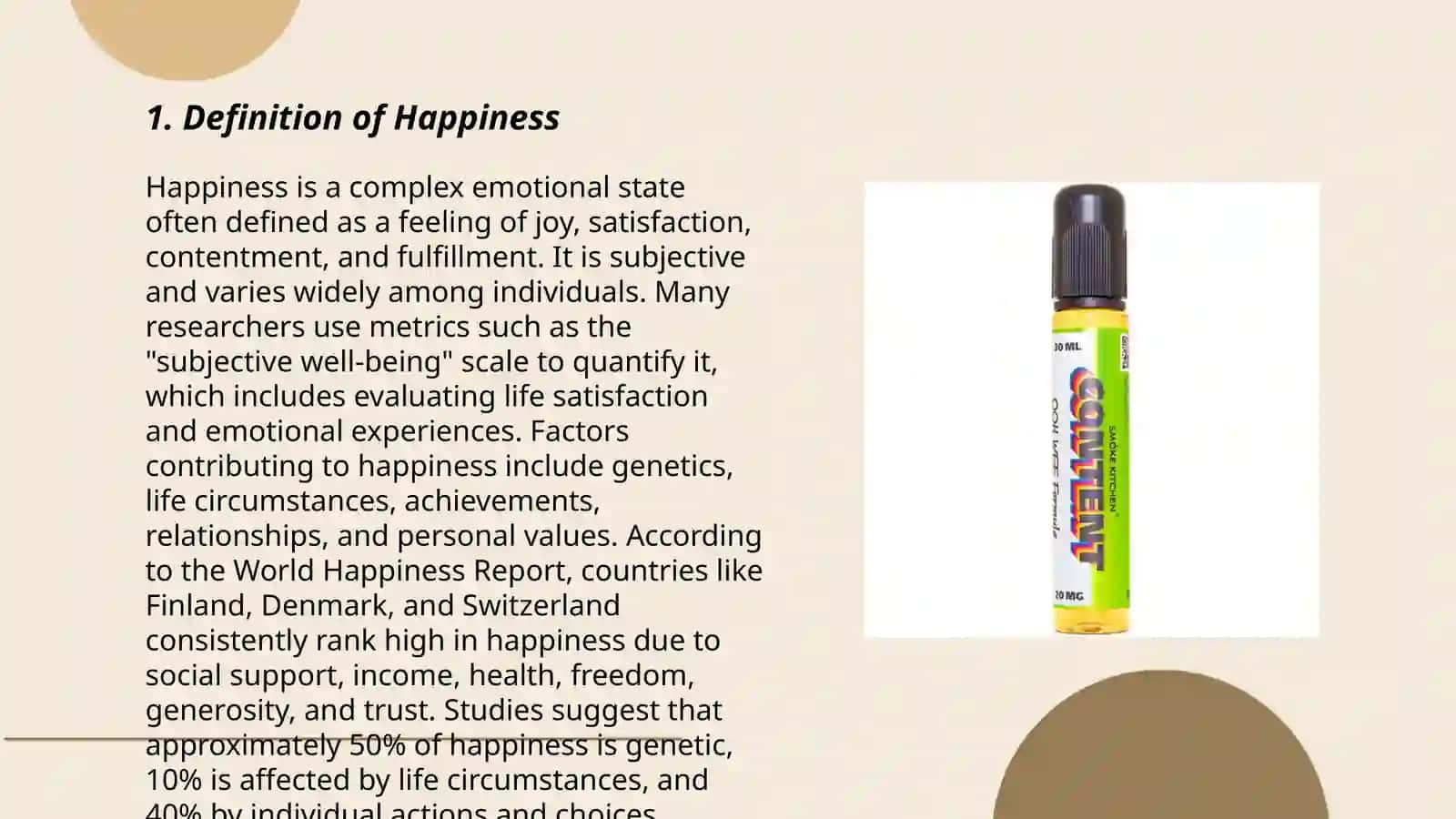 The happiness formula 3