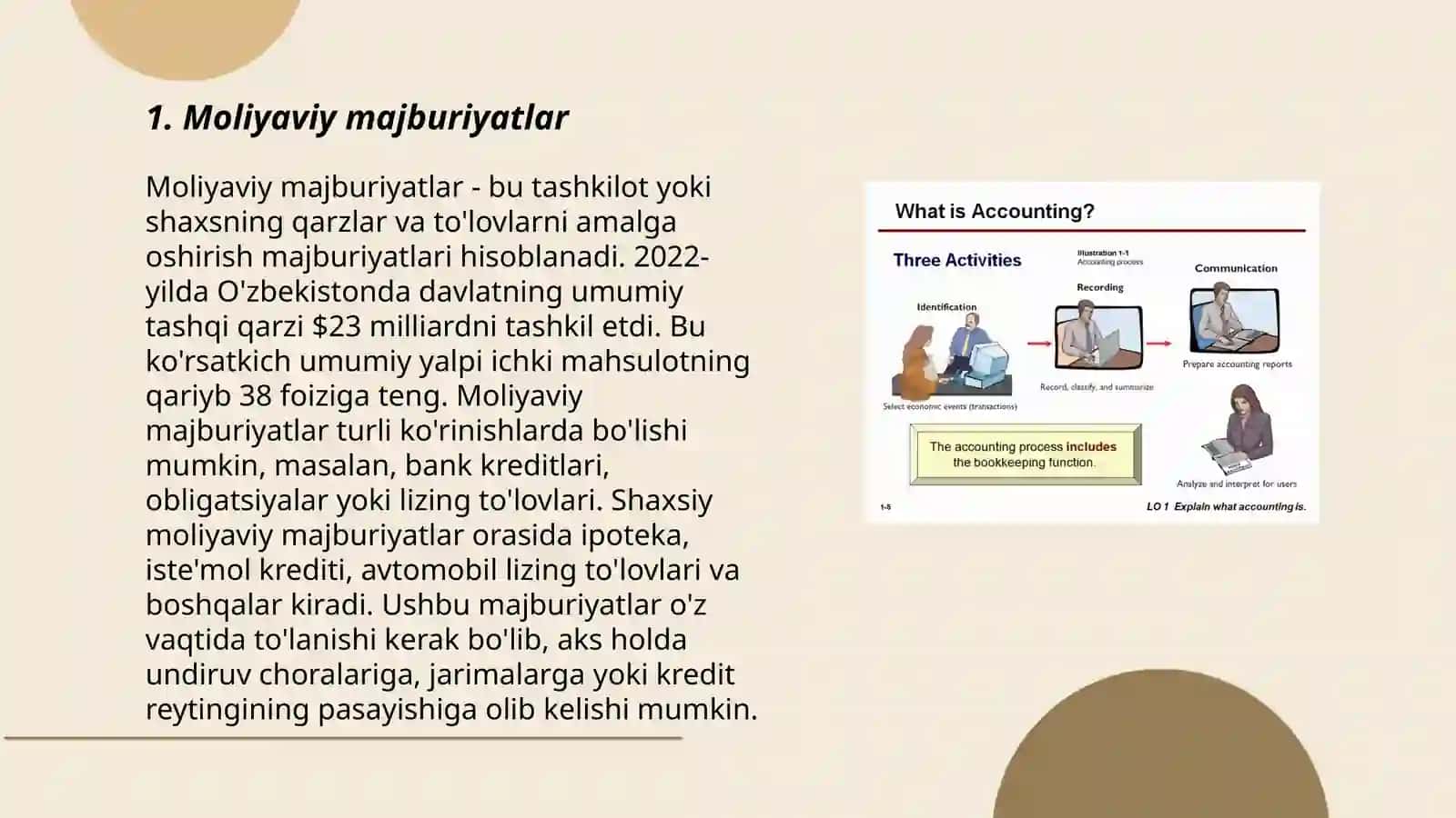 Moliyaviy majburiyatlar 3
