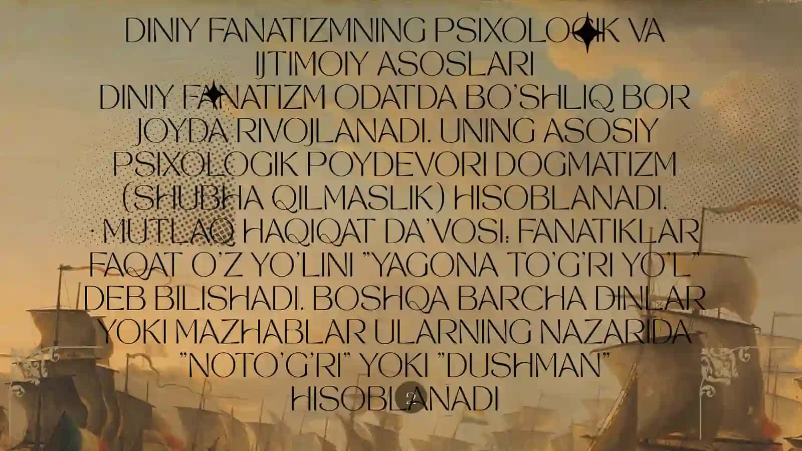 Diniy Fanatizmning Asoslari va Manbalari 3