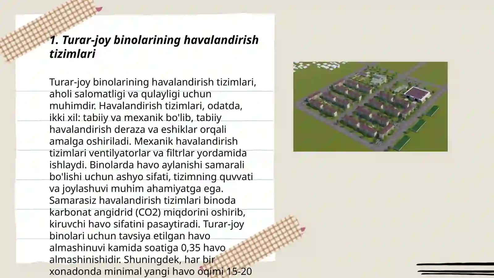 Turar-joy binolarining havalandirish tizimlari 3