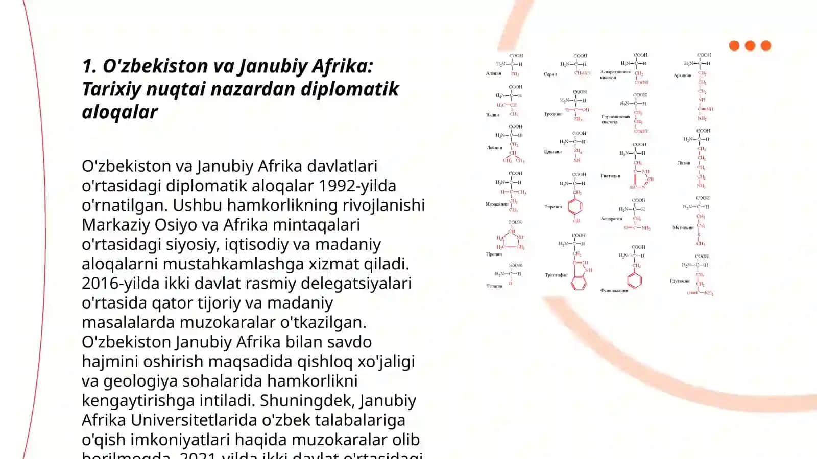 O'zbekiston va jahon hamjamiyati Janubiy Afrika mamlakatlari bilan halqaro diplomatik aloqalar misolida 3
