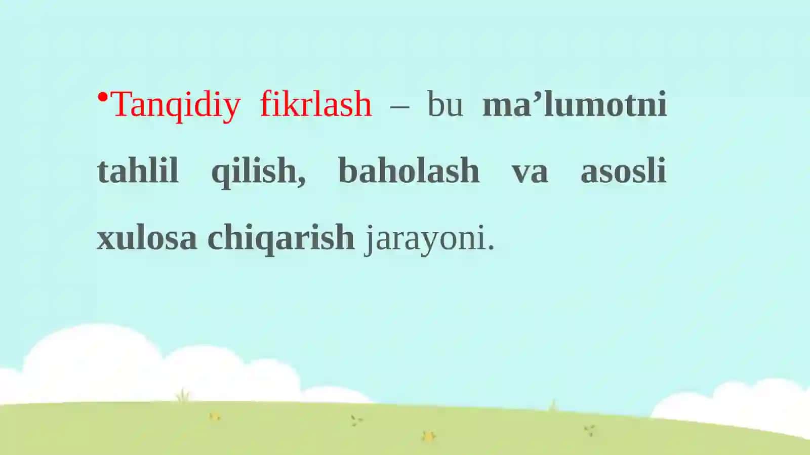 PISA topshiriqlari asosida o‘quvchilarni tanqidiy fikrlash ko‘nikmalarini rivojlantirish 3
