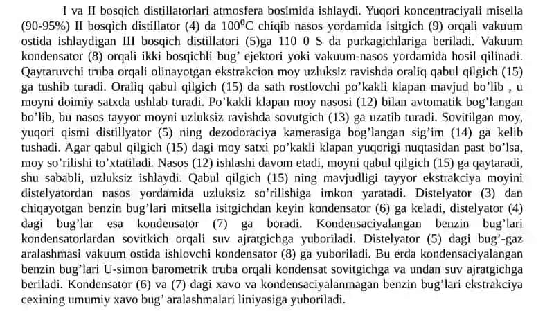 Mitsellanidistilyatsiyalash jarayonini avtomatlashtirish 3