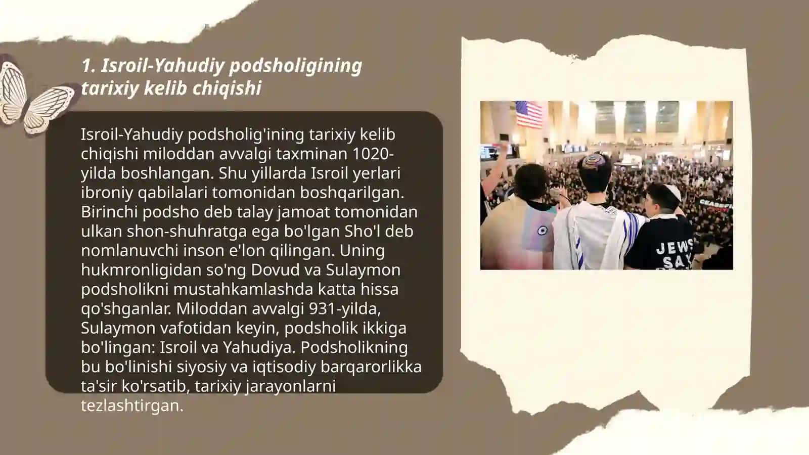 Isroil-Yahudiy podsholigi 3