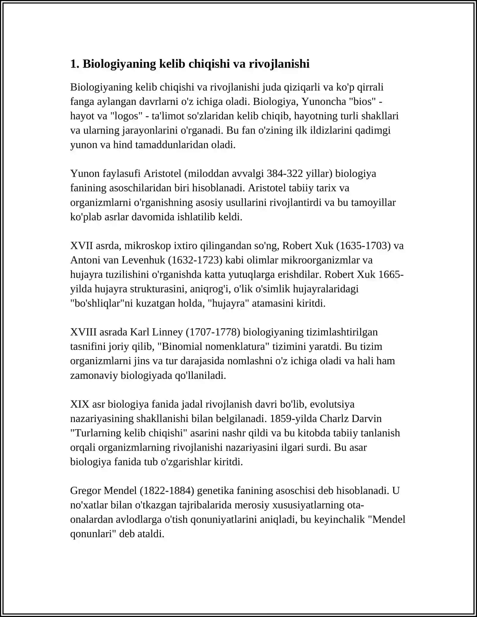 BIOLOGIYA HAQINDA TUSHUNCHA 3