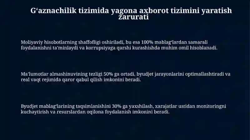 Gaznachilik tizimida yagona axborot tizimini tashkil gilish 3