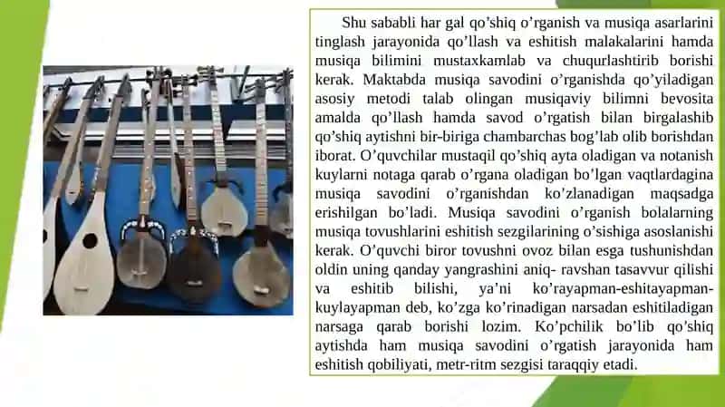 Musiqa savodiga sayohat 3