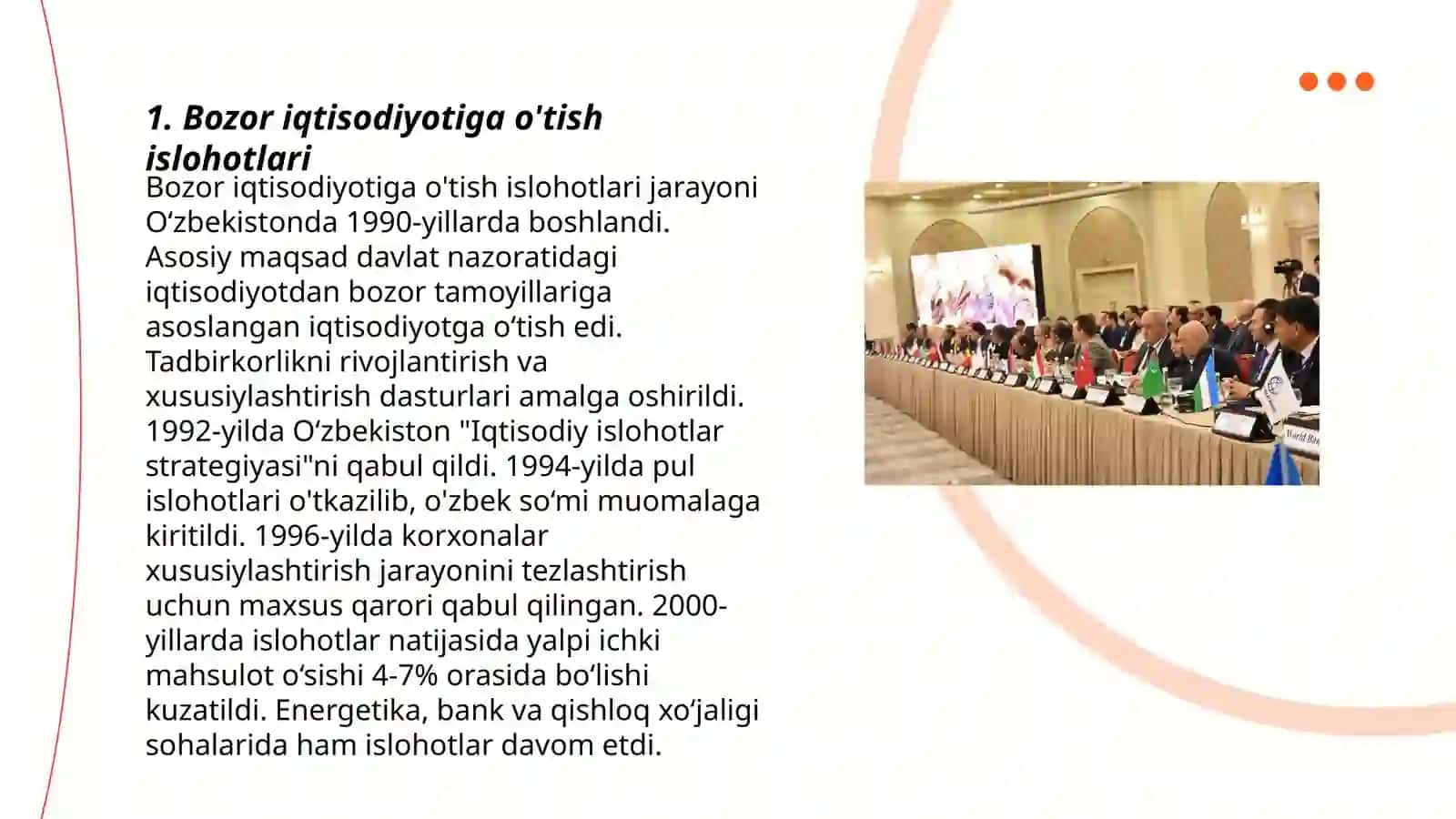 Mustaqillik yillarida davlat boshqaruvi tizimida amalga oshirilgan islohotlar 3